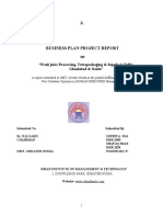 Business Plan Project Report On: "Fruit Juice Processing, Tetrapackaging & Supply in Delhi, Ghaziabad & Noida"