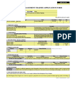 Global Management Trainee Application Form: 1. Formal Education Background