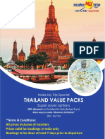 Thailand Value Packs: Terms & Conditions