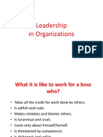 Leadership in Organizations