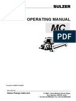 Sulzer Pump Operating Manual