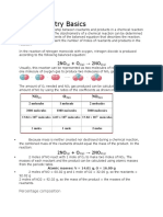 Stoichiometry Basics Notes