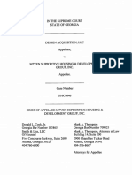 Brief of Appellee, M7ven Supportive Housing & Development Group, Inc., Georgia Supreme Court Appeal No. Sl6C0646.  Cert. of DLT List, LLC et al. v. M7ven Supportive Housing & Development Group, 335 Ga.App. 318, 779 S.E.2d 436 (2015).  