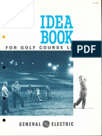 GE Lighting Systems Ideabook Golf Course Lighting Brochure 1962