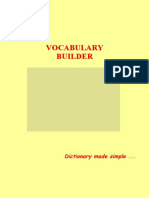 Vocabulary Builder