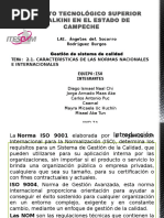 2.1. Características de Las Normas Nacionales e Internacionales