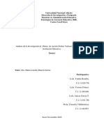 Plan de Acción Global y Vertical y Operativa de Una Institución Educativa