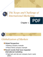 The Scope and Challenge of International Marketing