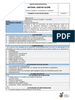 Dimension Etica y Valores Formato