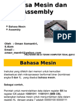 5 Bahasa Mesin Dan Bahasa Assembly