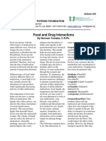 Food and Drug Interactions