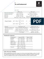 MCHA2000 Table Generalised Components