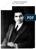 Srinivasa Ramanujan