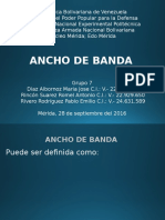 Ancho de Banda