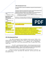 Guidelines Relating To 20% Devt Fund