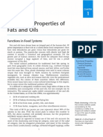 Functional Properties of Oils Fats