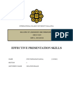 Strategies For Effective Presentation