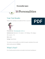 Personality Types