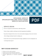 Designing Service Organizations and Structuring Service Encounters