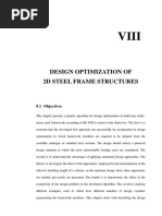 Design Optimization of 2D Steel Frame Structures: 8.1 Objectives