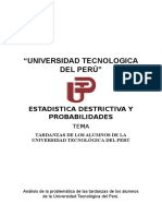 Estadistica Destrictiva y Probabilidades