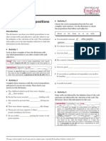 Worksheet5 Prepositions