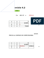 Trabajo de Interès Compuesto y Dsct. Simple.