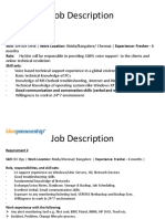 Job Description - L1