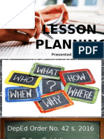 Lesson Planning