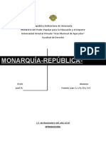 La Monarquía, República e Imperio - Derecho Romano