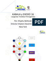 Kabala y Exodo 16