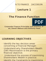 Lec 1 Finance Function