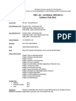 Physics Syllabus