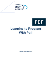 Perl Exercises