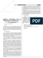 Lineamientos para El Establecimiento de Los Bosques Locales y Condiciones para Su Administración