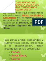 Factores Físicos Que Condicionan La Vida en Los Desiertos. Región Costa