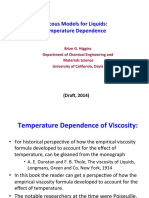 Viscosity Temperature Dependence