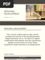 Personal Development Day 1 - 10 Nov 2016