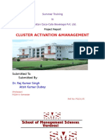 Cluster Activation &management: Summer Training in Hindustan Coca-Cola Beverage Pvt. LTD