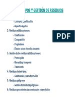 TEMA 6 Tipos y Gestión de Residuos 2014-2015