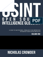 (OSINT) Open Source Intelligen - Nicholas Crowder - 32634