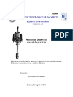 Máquinas Eléctricas Manual de Prácticas Me - 1