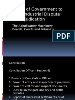 Adjudication of Disputes