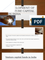 Development of Venture Capital in India