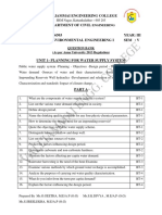 CE6503 Environmental Engineering I