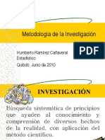 Metodología de La Investigación