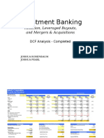 Investment Banking: Valuation, Leveraged Buyouts, and Mergers & Acquisitions