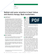 Sodium and Water Retention in Heart Failure and Diuretic Therapy: Basic Mechanisms