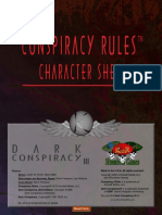 Conspiracy Rules Fillable Character Sheet (DC3-v1.1) PDF