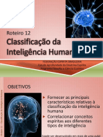 Roteiro 12 Classificação Da Inteligência Humana